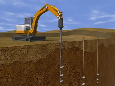 Under Reamed Piling